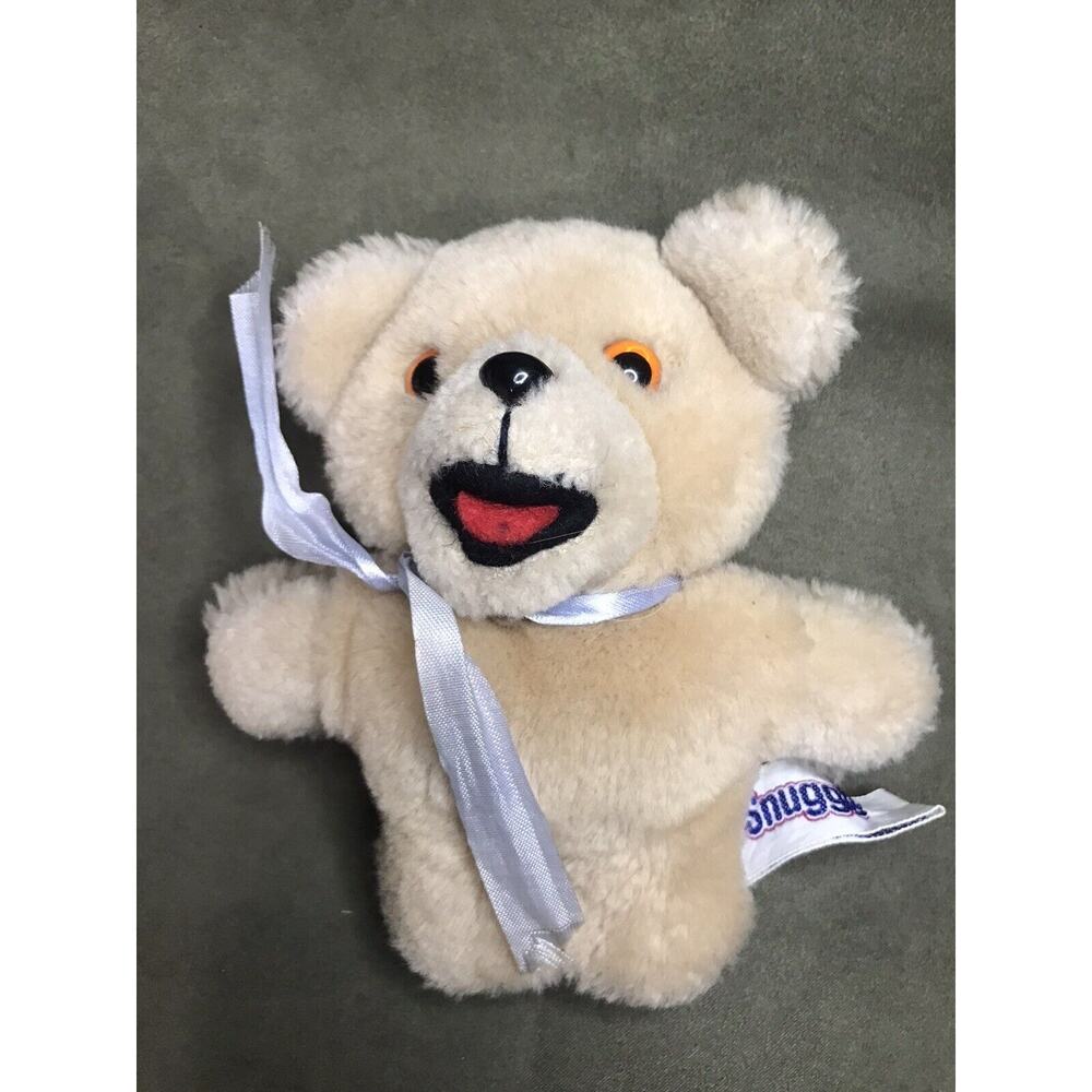Snuggle Fabric Softener‎ Plush Bear Russ Berrie 6 inch Made in Korea Vintage